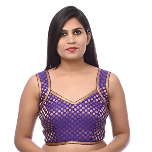 StyleLoft Bollywood Brocade Zari Woven Blouse Readymade