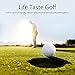 TOYMYTOY 8pcs Plastic Golf Balls Game Toy Balls Indoor Outdoor Practice Balls for Kids Children Golfer (White)