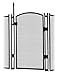 Sentry Safety Pool Fence Visiguard 5' Tall Self-Closing/Self Latching Pool Fence Child Safety Gate (Black)