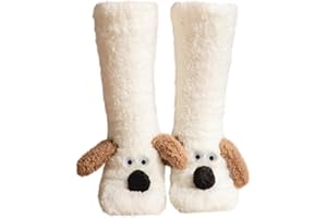 Fuzzy Socks For Women, Slipper Socks, Winter Fluffy Animal Novelty Slipper Anti-Slip Warm Floor Socks