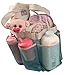 Go Fresh Shower Caddy, Now 30% Larger Than Most Caddies - 7 Pocket, Aqua Blue, Quick Dry & Rustproof
