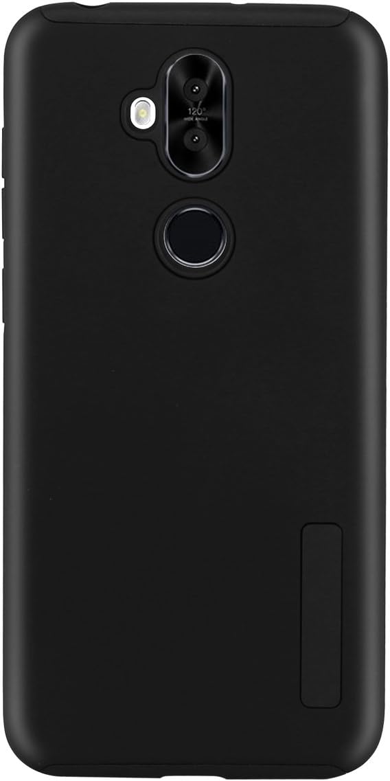 Asus ZenFone ZC600KL Case, Zenfone 5Q Dual Layer Rubber Armor Hard Plastic PC + Soft TPU Shockproof Protective Case for Asus ZenFone 5 Lite zc600kl Phone Case 6.0 Inches (Balck)
