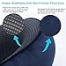 HOMCA Memory Foam Neck Pillow (Blue)