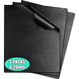ELWEY Non Stick Grill Mat - Set Of 3 600 Degree Extreme Temperature BBQ Grill Mats - Heavy Duty For Gas Charcoal Smoker Oven Electric Barbeque Grills