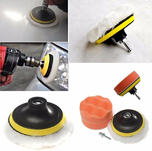 4 inch Gross Polish Polishing Buffer Pad Kit With Drill Adapter
