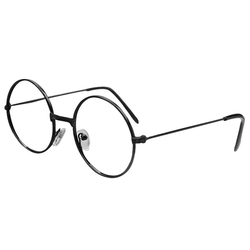 Kids Round Glasses Frame Girls Boys Retro Hipsters Eyeglasses Metal