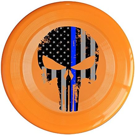 Uhouq Thin Blue Line Punisher Colorful Flying Disc Size One Size Orange