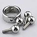 One Pair Heavy Clip on Non-Pierce No Pierce Fake Nipplering Shields with Screw Adjustable Circle