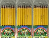 Rainbow Scribblers 24 pack of Beginner Big Pencils for kids, preschoolers, kindergarten, toddlers