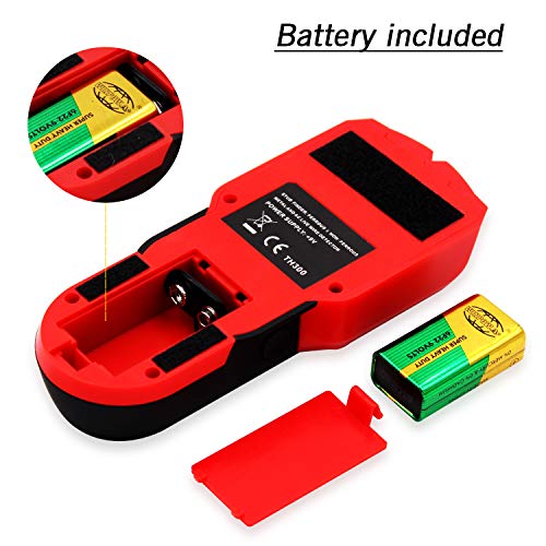 Stud finder, Multi Scanner Metal and AC Live Wire Detector with Distinguishing Ferrous & Non-Ferrous Metal Characters, Deep Scanning