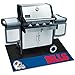 FANMATS 12177 Buffalo Bills Vinyl Grill Mat - 26in. x 42in. - Deck Patio Protective Mat | Oil, flame, and UV resistant