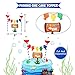 Vansolinne 3PCS Ofishally One Gone Fishing 1st Birthday Decorations for Boy - Little Fisherman Highchair Banner The Big One Hat Fish Cake Topper Bobber Baby Cake Smash Milestone Photo Booth Props