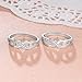 Lam Hub Fong Personalized Infinity Friendship Rings BFF Rings for Women Sisters Rings Name Rings Promise Rings for Her Valentines Day Jewelry for Women