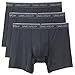 DAVID ARCHY Mens Underwear Mesh Quick Dry Boxer Briefs Sports Breathable Underwear in 3 Pack No Fly (S, Black/Maroon/Moonlight Blue - Mesh No Fly)