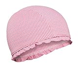 H&C Kid's Breathable Swim Cap-Children Bathing Hat -Grid
