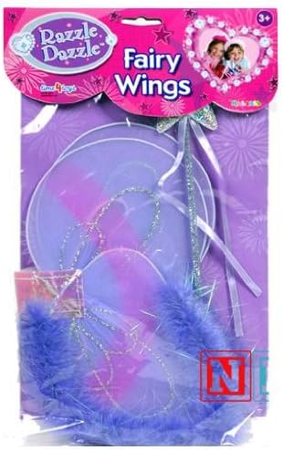 Razzle Dazzle Fairy Wings and a Glittered Wand in White