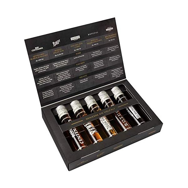 Sierra Madre Tasting Kits Premium Rum Tasting Set Enthält 5 beliebte Rums 50ML pro Flasche Ideal als Geschenk – Bild 4