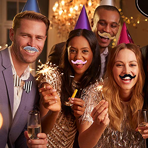 4 MCpinky+Adhesive+Mustaches+Costume+Halloween