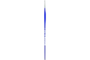 da Vinci Student Series 8630 Forte Acrylic Paint Brush, Round Synthetic with Non-Slip Blue Handle, Size 1
