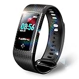 LEMFO Fitness Tracker Color Screen Heart Rate Monitor Swimming Waterproof Activity Tracker Smartband Sleep Monitor Pedometer Smart Bracelet Wristband for IOS Android