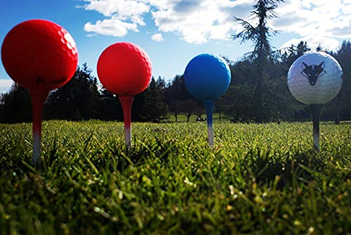 50 of The Most Vibrant Pink Plastic Golf Tees - Multiple Colors to Choose – Extremely Durable - Color Coordinate Any Outfit with These Stunning Tees - 50ct / 3.25in