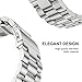 Valuebuybuy Stainless Steel Metal Clasp Buckle Wrist Strap Apple Watch - Silver/42mm