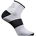 Plantar Fasciitis Sock - Compression Heel/Arch Support, Foot Sleeve, Ankle Socks (L/XL, White)