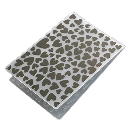 Migavan Embossing Folders 4 Assorted Patterns Embossing Folder Plastic Templates Molds Tools for DIY Craft Scrapbooking Photo Album Card Decoration Style A - Thumbnail 3