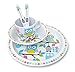 Culina® Kids Melamine Dinnerware - Owl. Set of 5