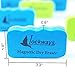 Lockways Magnetic Dry Eraser Set – Magnetic Dry Erase Board Eraser 12 Pack of 3.3 X 1.8” for Whiteboard,Dry Erase Pens And Markers at Home, Office, School, Classroom