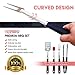 Grill Utensils Set - Heavy Duty Stainless Steel Grill Tools - Spatula, Fork, Tongs, Basting Brush - Premium Barbecue Tools - Grill Set with Gift Box