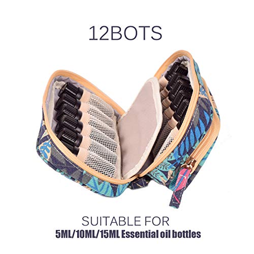 Essential Oils Bag, Durable Canvas Portable Carrying Cases, for