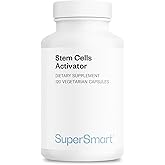Supersmart - Stem Cells Activator (Advanced Formula) - with Astragaloside, Fuidocan - Natural Stem Cells Supplement | Non-GMO & Gluten Free - 120 Vegetarian Capsules
