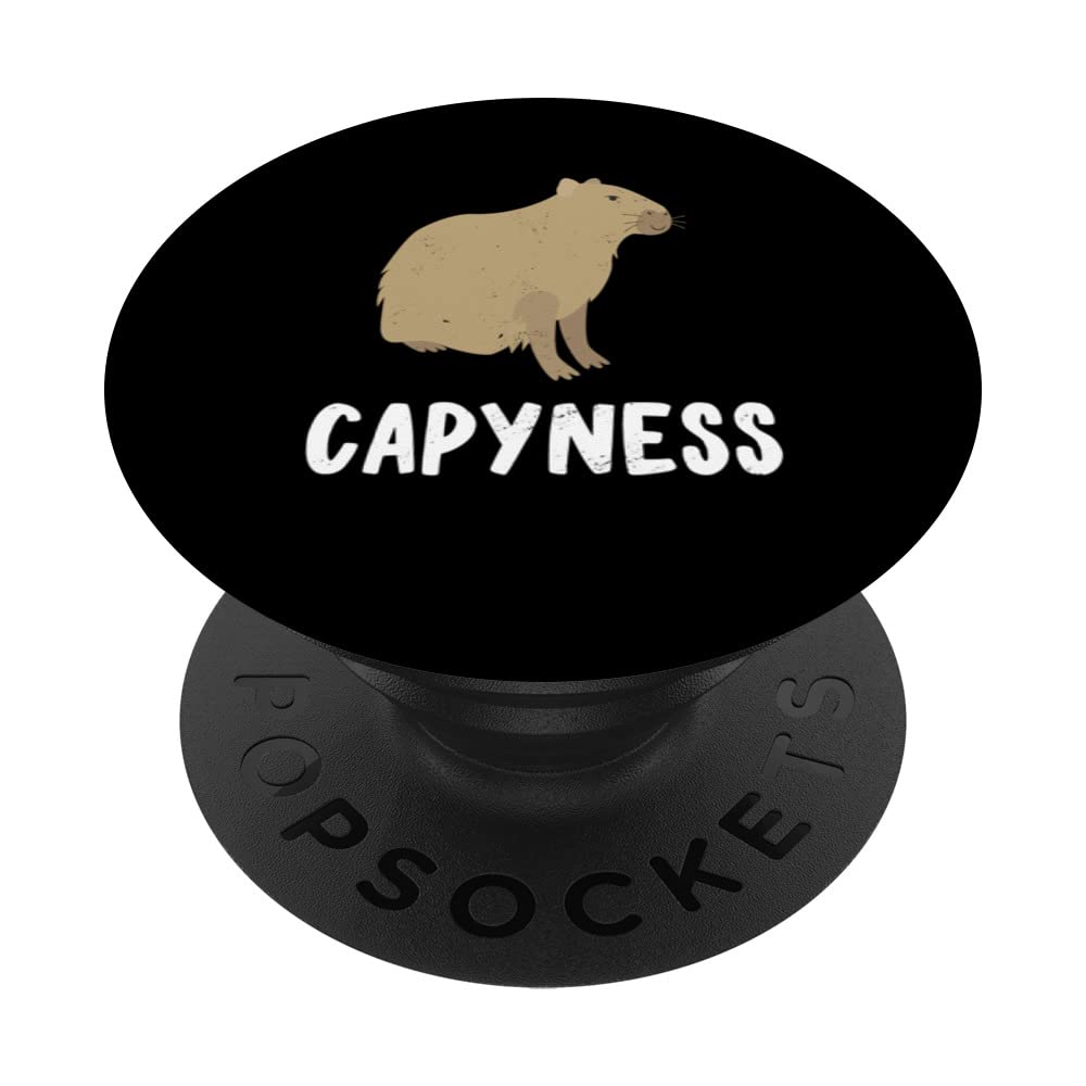 Capyness Exotic Animal Rodent Funny Capybara Pet Owner PopSockets Swappable PopGrip