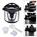 Blusmart CR-26A 7-in-1 Multi-Functional Electric Pressure Cooker, Multi-Use Programmable 6Qt 1000W Cooker |Stainless Steel