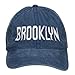 Brooklyn Embroidered Washed Cap - Navy OSFM