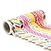Washi Masking Tape Set of 36 Rolls, Decorative Masking Tape Collection, Colorful Tape Decorate for DIY Crafts, Festival Gift Wrapping,Office Party Supplies, Christmas, Lamp, Cards, Scrapbook
