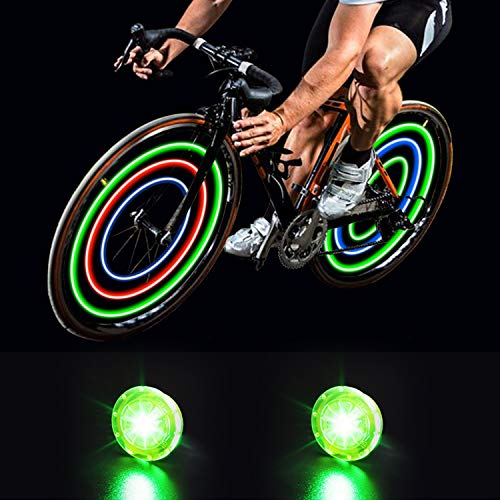 MapleSeeker Bike Wheel Lights Bike Spoke Lights with Batteries Included