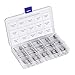 UCTRONICS Christmas Light Fuses 15 Values 150pcs Fast-Blow Glass Fuses Assorted Kit 6x30mm 250V 0.5 1 2 3 5 8 10 15 20 30A 5x20mm 1 5 10 15 20A Tube Fuses with Plastic Box