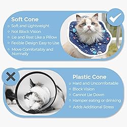ComSaf Soft Cat Recovery Collar, Protective