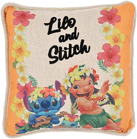 Amazon Co Jp ディズニーストア 公式 クッション リロ スティッチ Hawaiian Stitch ホーム キッチン