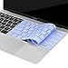 Mosiso Protective Keyboard Skin for Macbook 12 Inch with Retina Display A1534, Serenity Blue