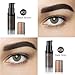 SACE LADY Long Wearing Eyebrow Gel Makeup Kit, Waterproof Tint Brow Enhancer Color Gel with Eyebrow Sculpting Brushes, Makeup Mixing Blending Palette Tool (1.Light Brown)