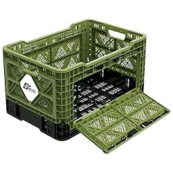 Bigant Heavy Duty Collapsible & Stackable Plastic