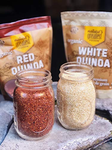 Nature's Greatest Foods, Organic Premium Whole Grain Red Quinoa, Gluten Free, Non-GMO, 16 Ounce
