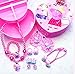 Kerr's Choice ❤Peppa Pig Toys Gifts❤ Peppa Pig Jewelry Box (with 10 Bonus Super Cute Hard Hat Stickers)