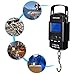 Rockjame Fishing Scale, Hanging Scale, Backlit LCD Screen 110lb/50kg Portable Electronic Digital Postal Hook Luggage Shopping Spring Scale with Measuring Tape, 2 AAA Batteries Included