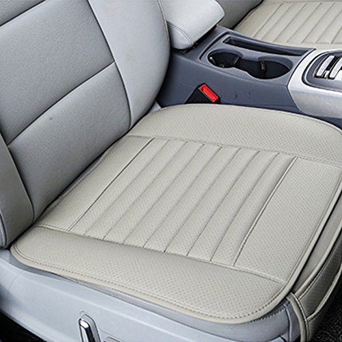 Afco Car Front Back Seat Cover Pad Protector Mat Comfortable Chair Cushion size Back (Beige)