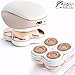 Painless Women's Hair Removal for Legs, Body, Arms, Bikini Trimmer Armpit, Face, Shoulder Cordless USB Shaver Razor Good Finishing and Well Touch Rechargeable Epilator with 4 Blade Heads As Seen On TV