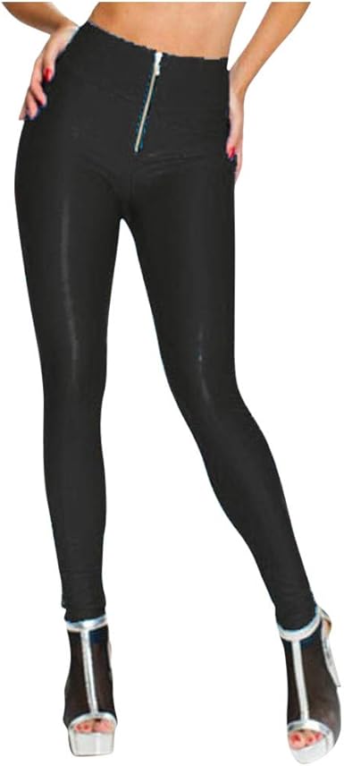 high waisted liquid pants